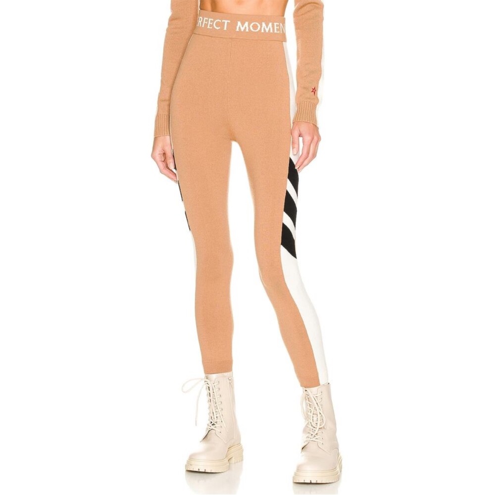 Perfect Moment Camel and Black Women's Leggings